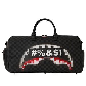 Sprayground "What the Beep" Shark Duffle Full-Sized